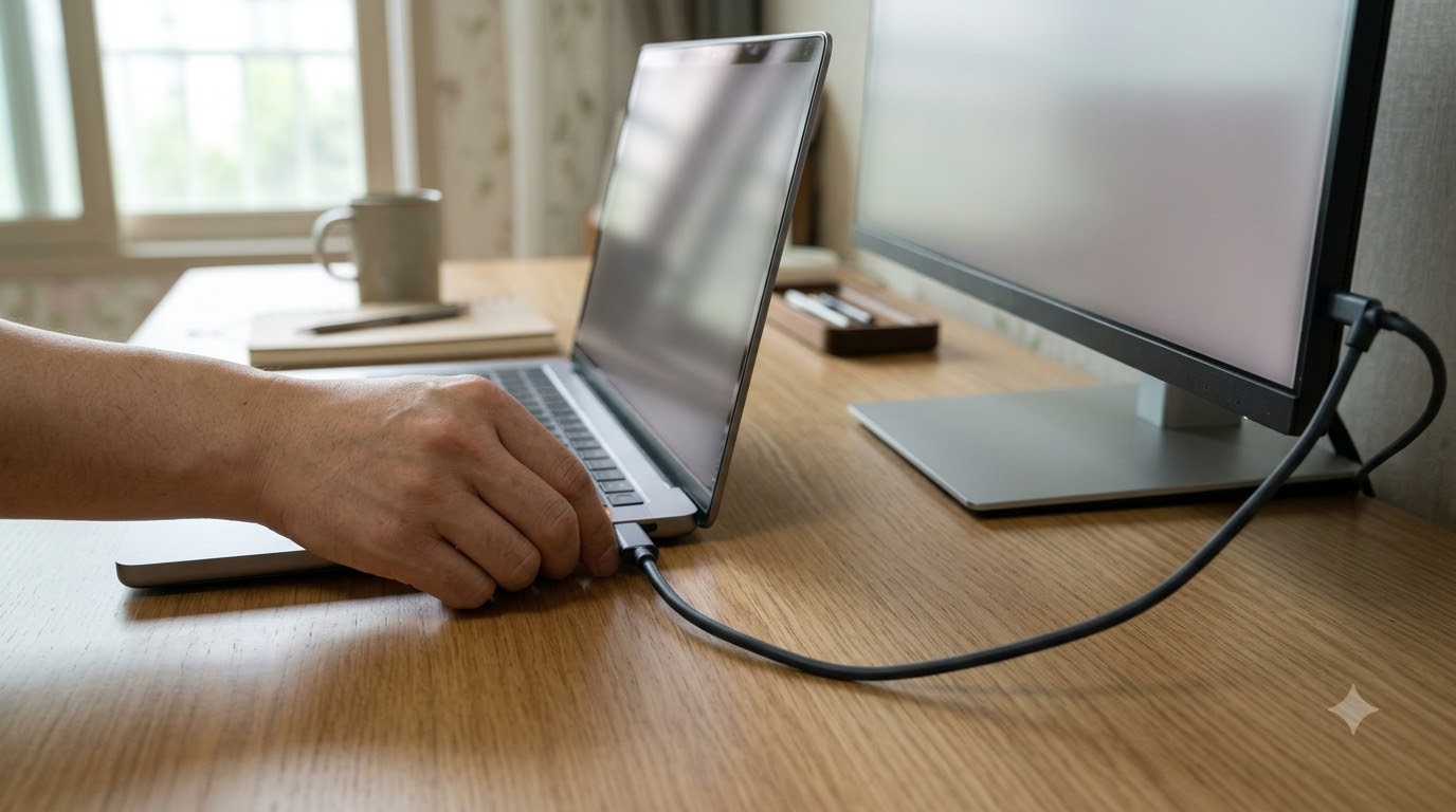 USB-C 모니터 연결 안 됨, 새 케이블 사기 전에 확인할 5가지
