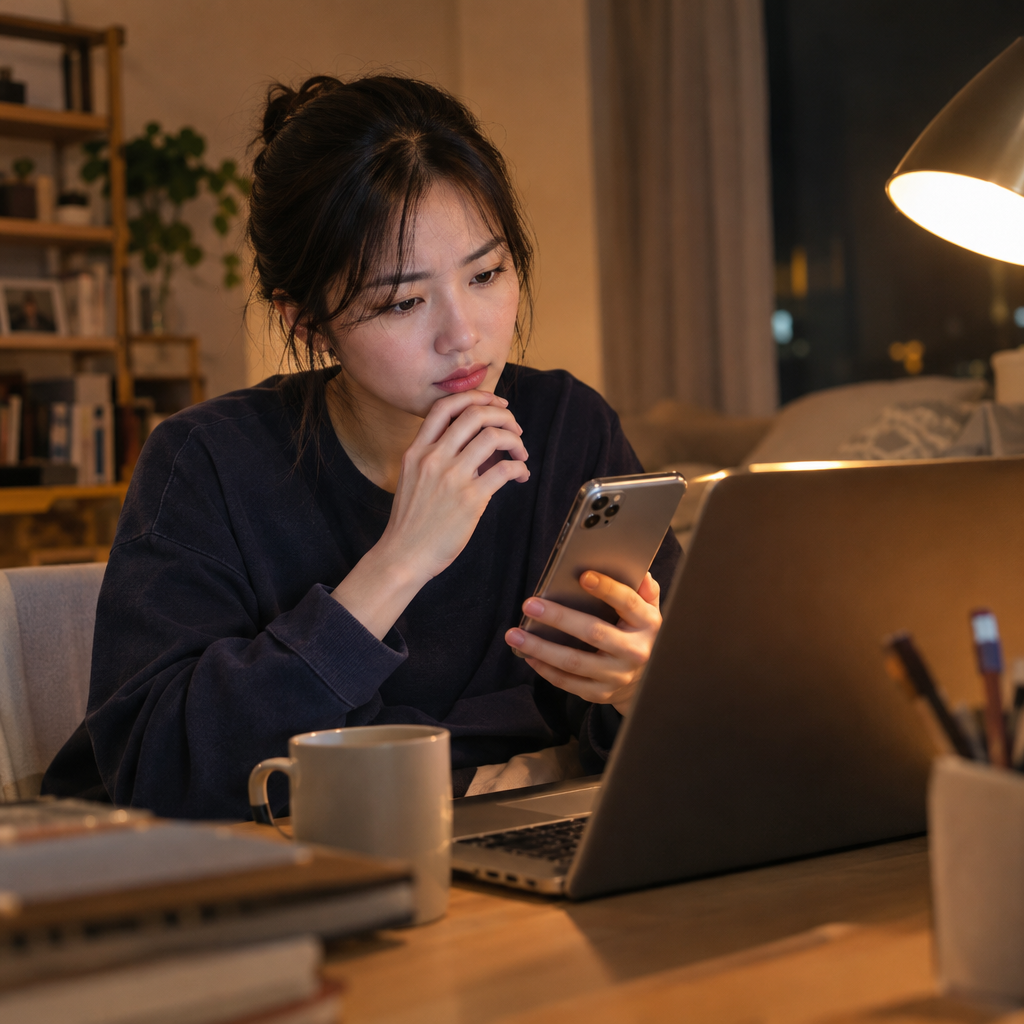 검색 결과가 낯설게 느껴질 때는 지금 열린 탭의 주소부터 확인해 보세요.
